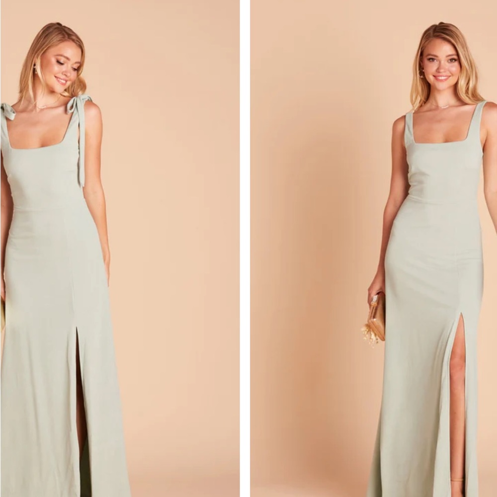 Bridesmaid or prom dress from Birdy Grey colour sage. New with tags. Size L